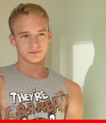 Blond Twink Model Poses