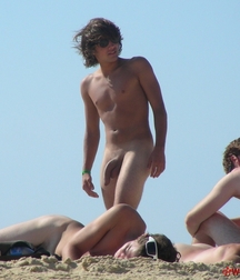 Nudist Boys Outdoors