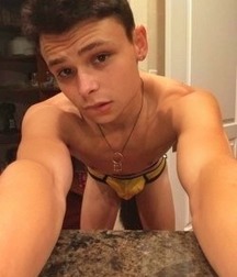 Boy Shows Off Ass to Pits