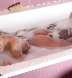 Boys in bath tub