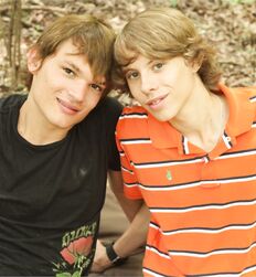 Twinks Dillion and Xander in the wood´s Gay Porn Couple 
