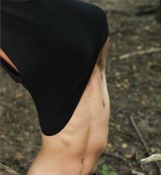 Gay Xander cumming in the woods solo Porn 