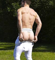 Mélange Porno Gay Public Flex Jock 