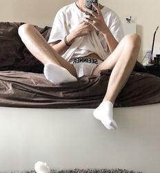 Boys in white socks twink home style tube 