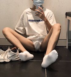 Boys in white socks twink home style tube 