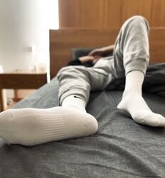 Boys in white socks twink home style tube 