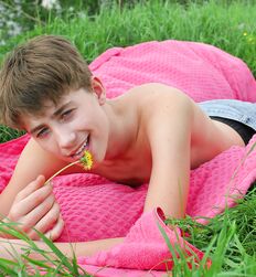 twink Marik naked in field solo Porn Gay 