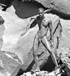 B&W Gay Boys Tube Twinks Drawn Art Classic 