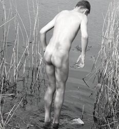 B&W Gay Boys Tube Twinks Drawn Art Classic 