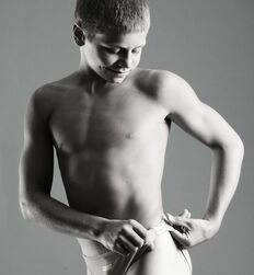 B&W Gay Boys Tube Twinks Drawn Art Classic 