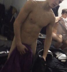 Spy boys in locker room nude porn caught 