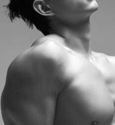 muscle Asians flex guys gay men 