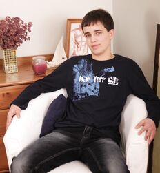 Twink Adam´s homecumming solo Gay Porn 