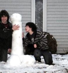 Sexy Snowman Winter Twink Tube Fun 