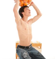 Algis studio set Orange picking solo Porn Gay 