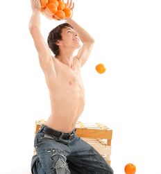 Algis studio set Orange picking solo Porn Gay 