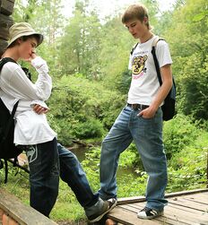 Leshas and Taras gay hiking tour Porn Gay 