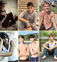 Collages of various hot young man twink tube 