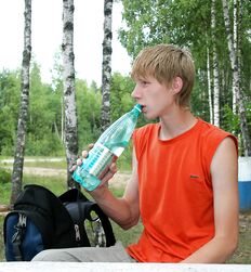 Gayboy Mark jerks off at rest area solo Gay Porn 