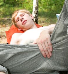 Gayboy Mark jerks off at rest area solo Gay Porn 