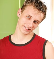 Twink Mark cum at homestrip solo Gay Porn