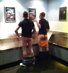 Urinal stright boys piss porn guys gay 