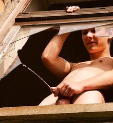 pissing guys public boys porn caught act 