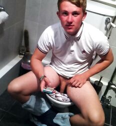 Opss, fun caught boys porn bathroom toilet 