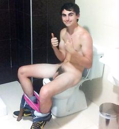 Opss, fun caught boys porn bathroom toilet 