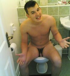 Opss, fun caught boys porn bathroom toilet 