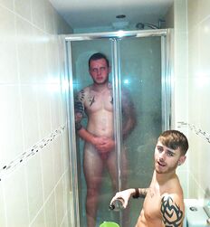 Opss, fun caught boys porn bathroom toilet 