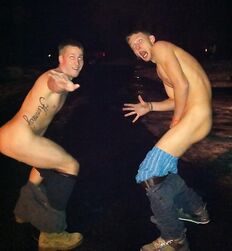 Frat guys fun public nude porn 