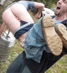 Frat guys fun public nude porn 