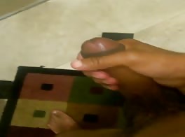 hot bathroom jerk off