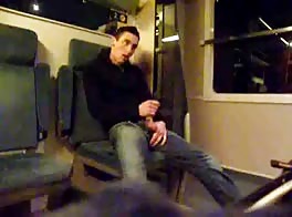 Hot Boy Wanking On Train