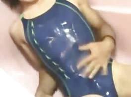 Asain Speedo Boy Dildo Play