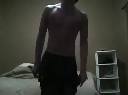 Strips and poses right after school