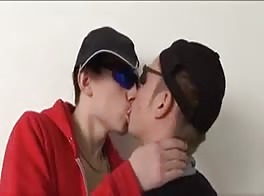 two boys meet up at the vacant apartment