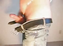 Teen whacks off and shoots