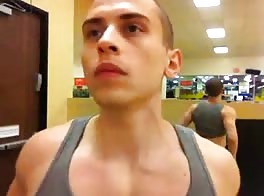 Public Gym Wank Visual Porn Boys