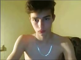 Sexy Boy Cum on web-cam