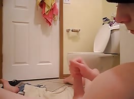 i wank in bath