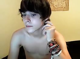 Cute Australian boy at home