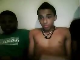 Straight boys show off for girl on cam