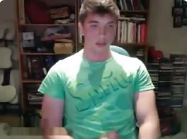 green sweater with sparks