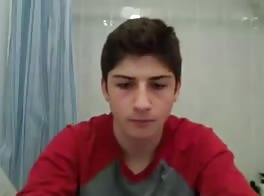 Cute guy masturbating