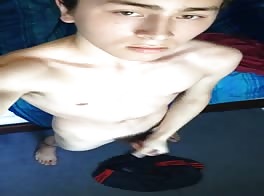 a beauty masturbating
