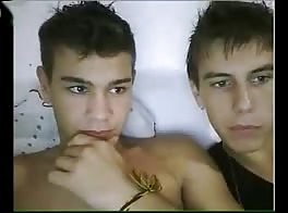 two cute young masturbating straight boy porn