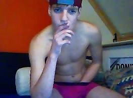 pink underwear for a cute guy