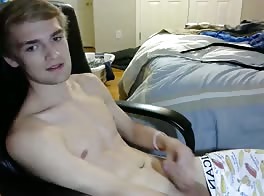Blonde gay 19 years